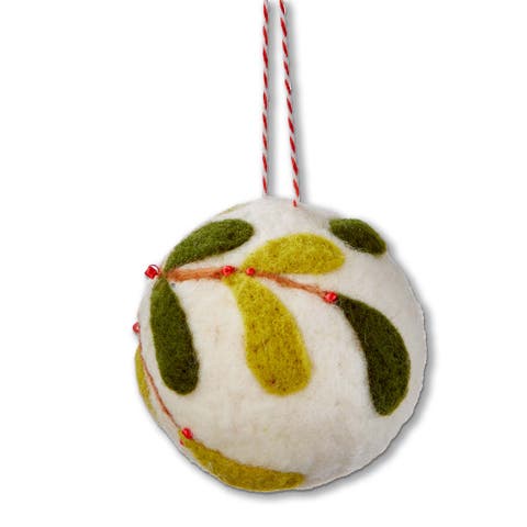 Multicolor Holiday Sprig Felt Tree Ornament for Christmas