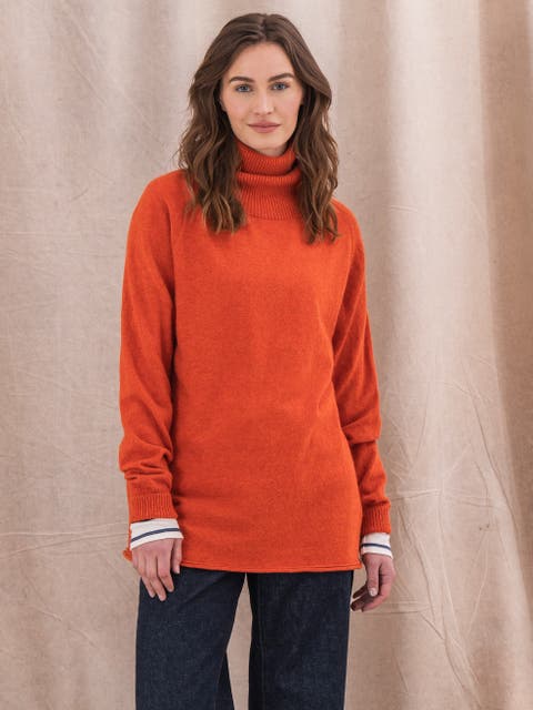Geelong Wool Slouch Turtleneck Sweater