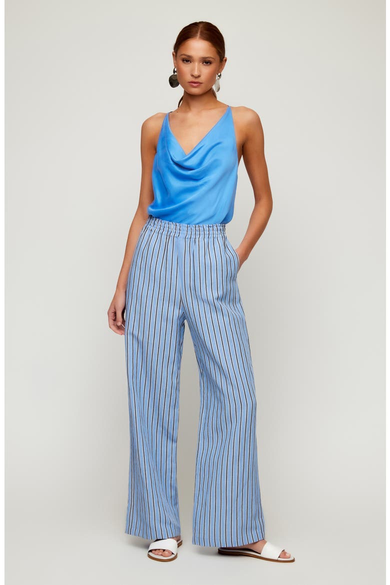 Diana Cowl Neck Camisole, Alternate, color, SKY BLUE