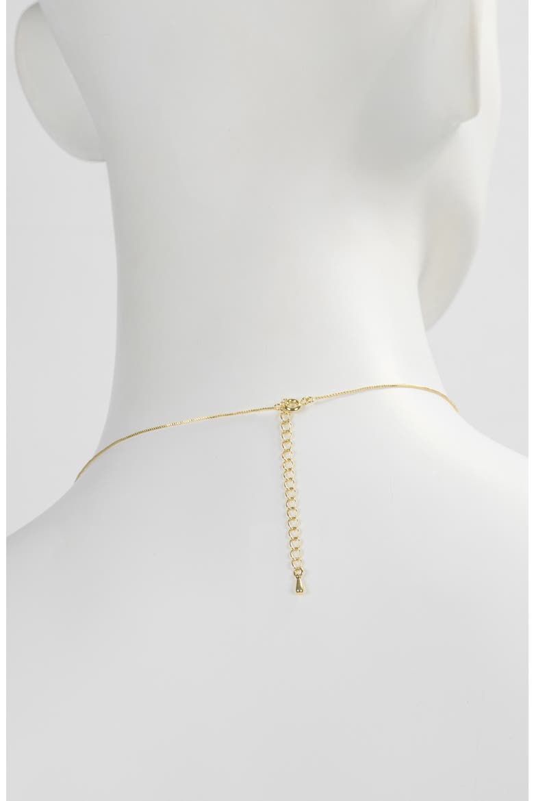 Faux Pearl Pendant Necklace, Alternate, color, GOLD