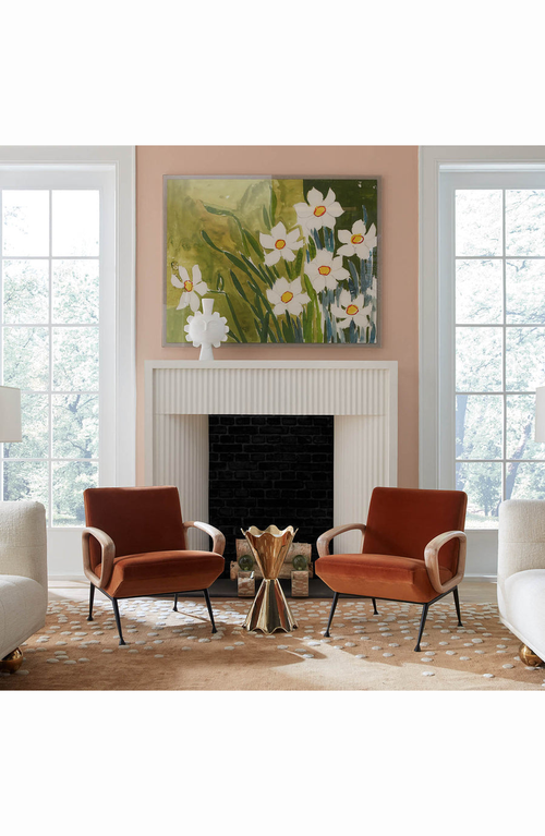 Jonathan Adler Muse Sun Vase In White