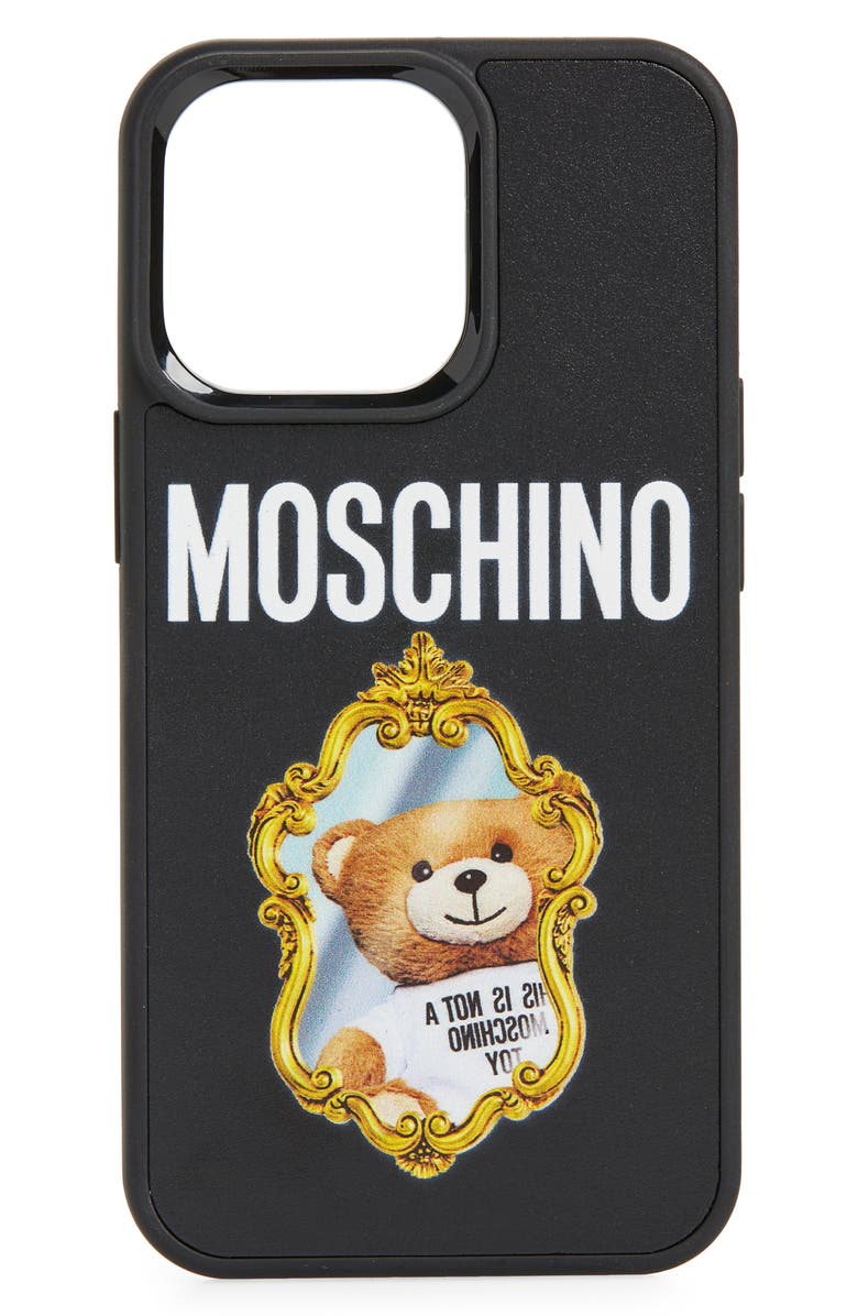 Moschino Bear Mirror iPhone 13 Pro Max Case, Main, color, 