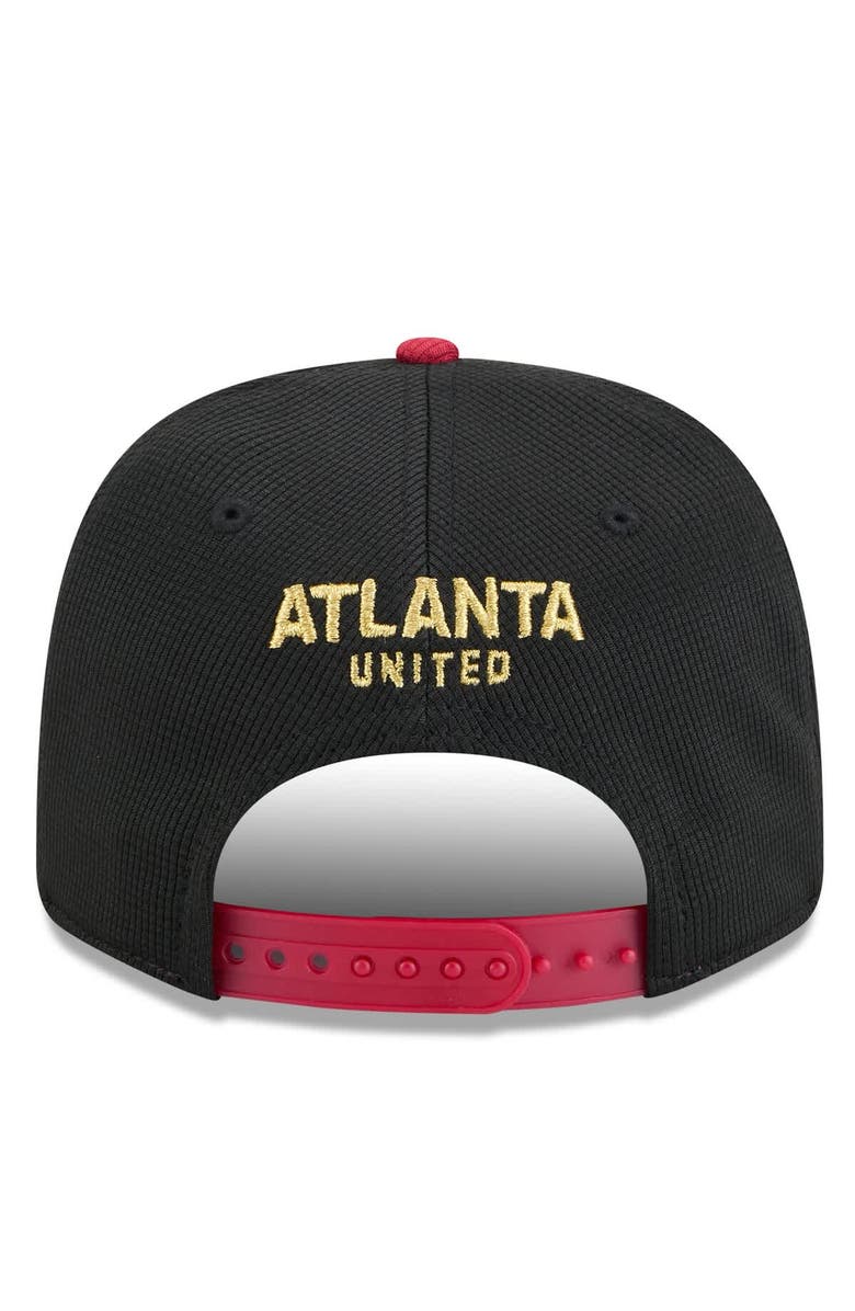 New Era Men's New Era Black/Red Atlanta United FC 2025 Jersey Hook 9SEVENTY Stretch-Snap Hat, Alternate, color, Black