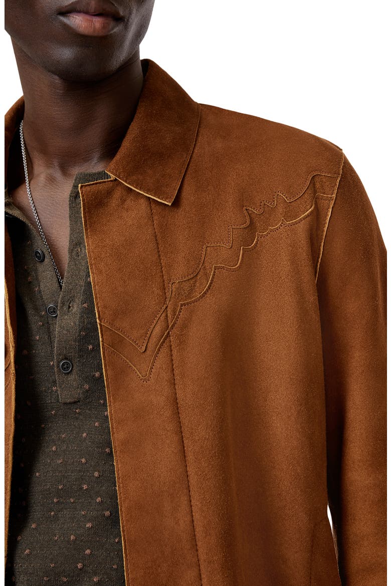 Marlee Suede Western Jacket, Alternate, color, BALSA