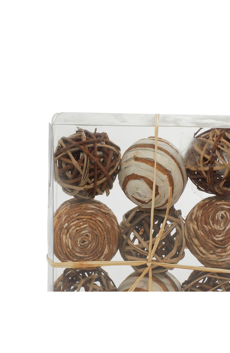 SONOMA SAGE HOME Brown Dried Handmade Orbs & Vase Filler - Set of 2, Alternate, color, Brown