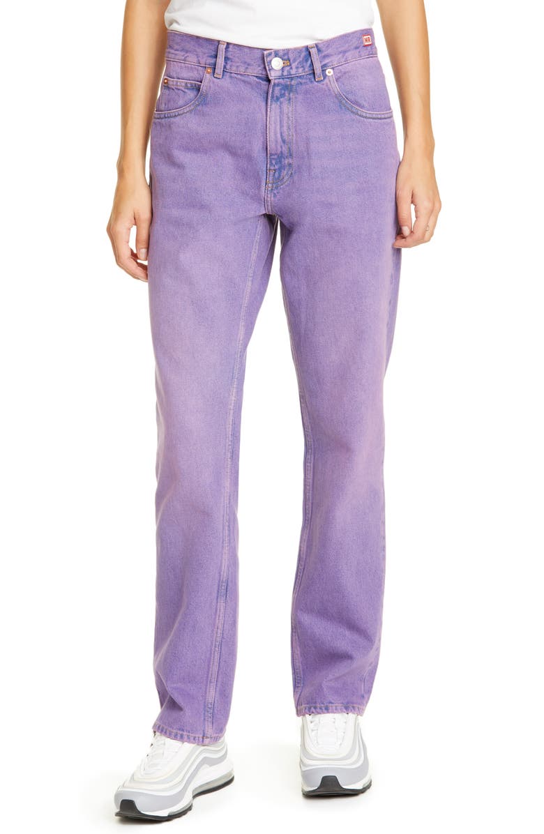 Martine Rose Straight Leg Jeans, Main, color, 