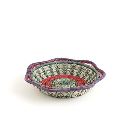 Mayan Hands Fina Basket In Multi