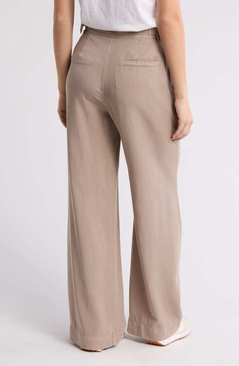 AG Natalie Wide Leg Pants, Alternate, color, Dry Dust