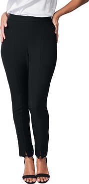Jessica London Bi-Stretch Slit Front Ankle Pant