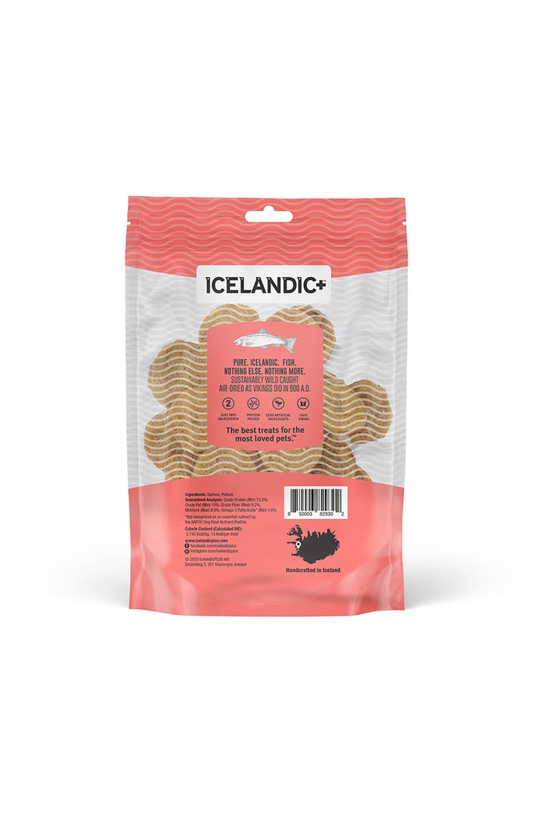 ICELANDIC+ Fish Chips Salmon 2.5Oz Dog Treats, Alternate, color, Multicolored