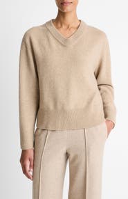 Vince Wool & Cashmere V-Neck Sweater
