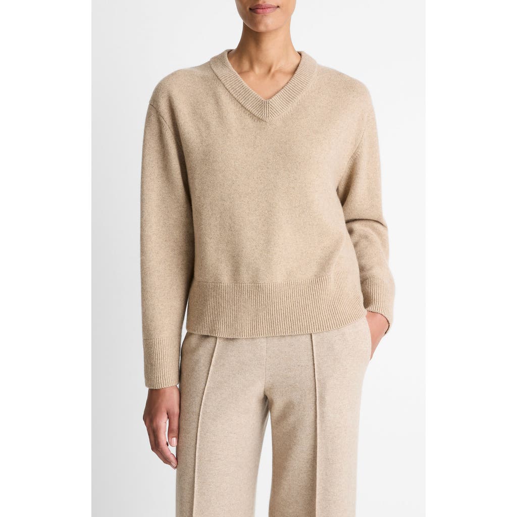 Vince Wool & Cashmere V-neck Sweater