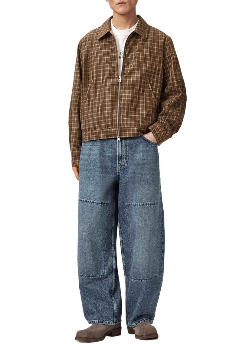 Lakeshaw Plaid Jacket, Alternate, color, MORASS BROWN