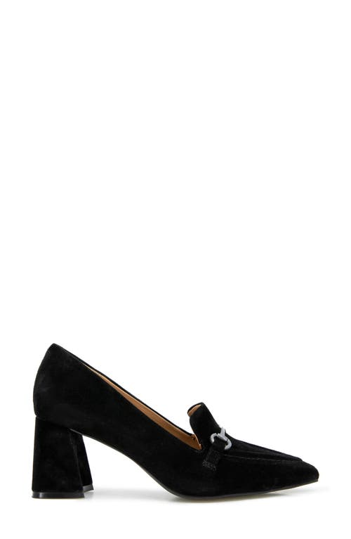 Gentle Souls Dionne Pointed Toe Bit Loafer Pump In Black