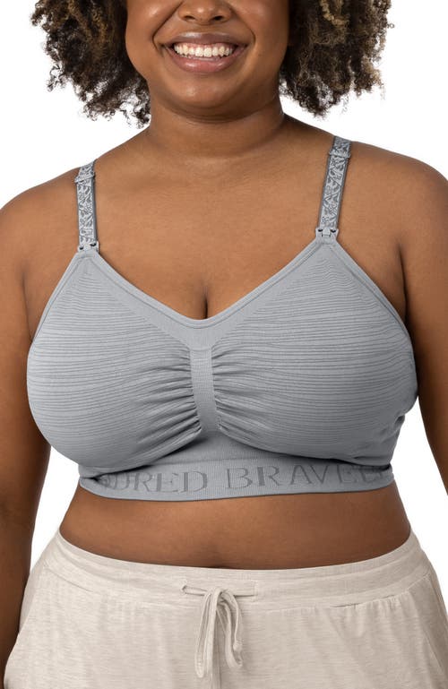 Kindred Bravely Busty Sublime Hands-free Pumping & Nursing Bra In Gray