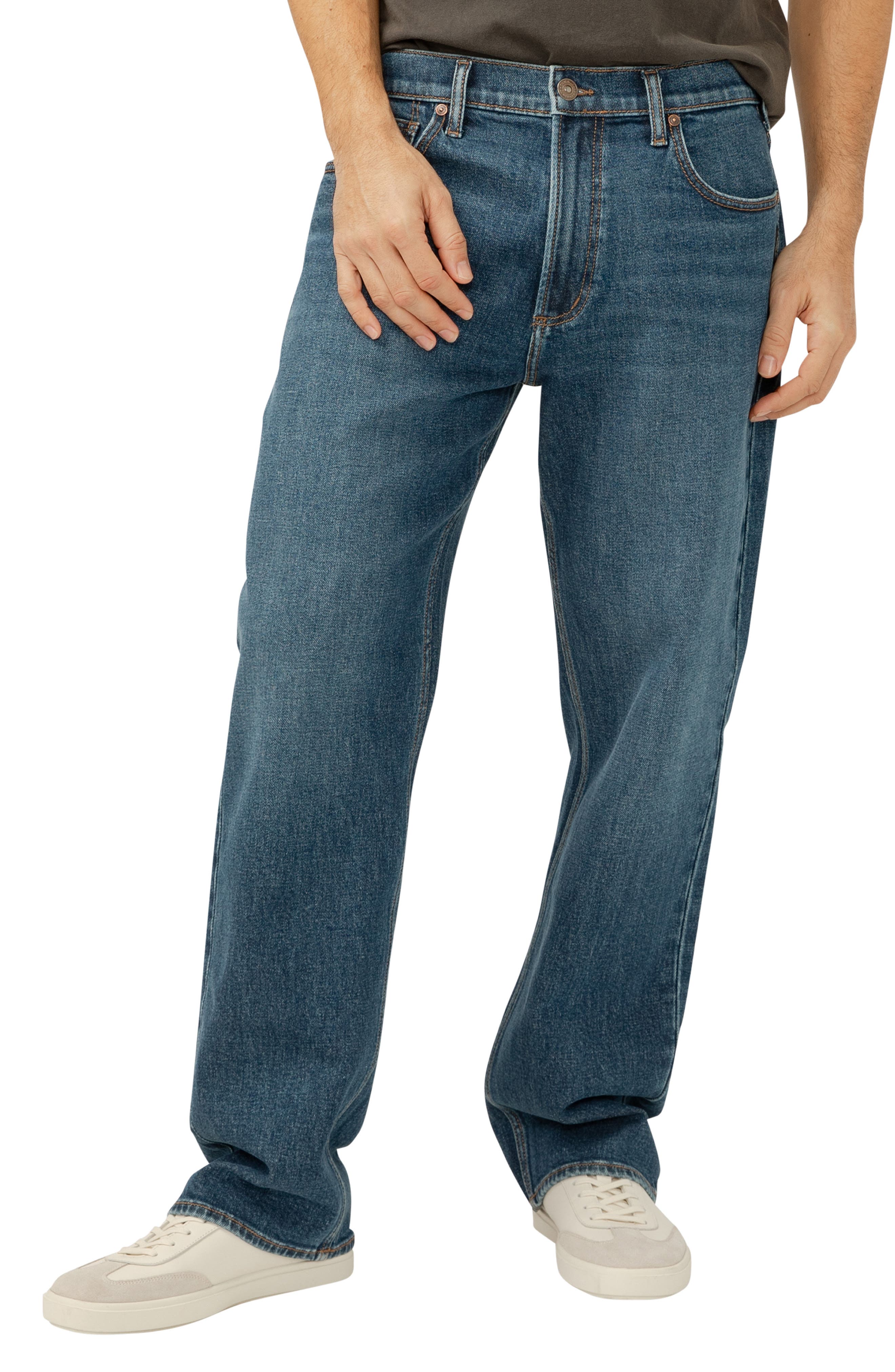 Relaxed Straight Leg Jeans