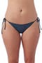 Saltwater Solids Maracas Side Tie Bikini Bottoms