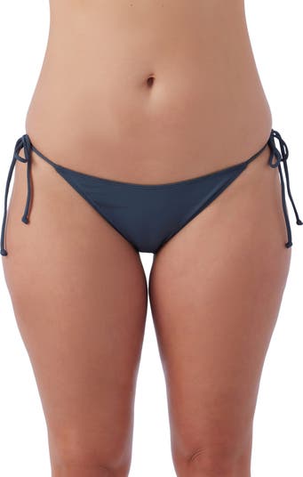 Saltwater Solids Maracas Side Tie Bikini Bottoms