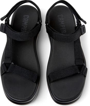 ◆CAMPER◆ Pelotas Flota Up K201727001 Pelotas Black Sandals for Women - Spring/Summer collection