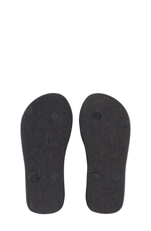 Quiksilver Kids' Moncata Core Flip Flop In Gray