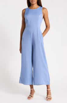 Sleeveless Wide Leg Jumpsuit