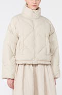 Weekend Max Mara Diamond Quilted Down Puffer Jacket