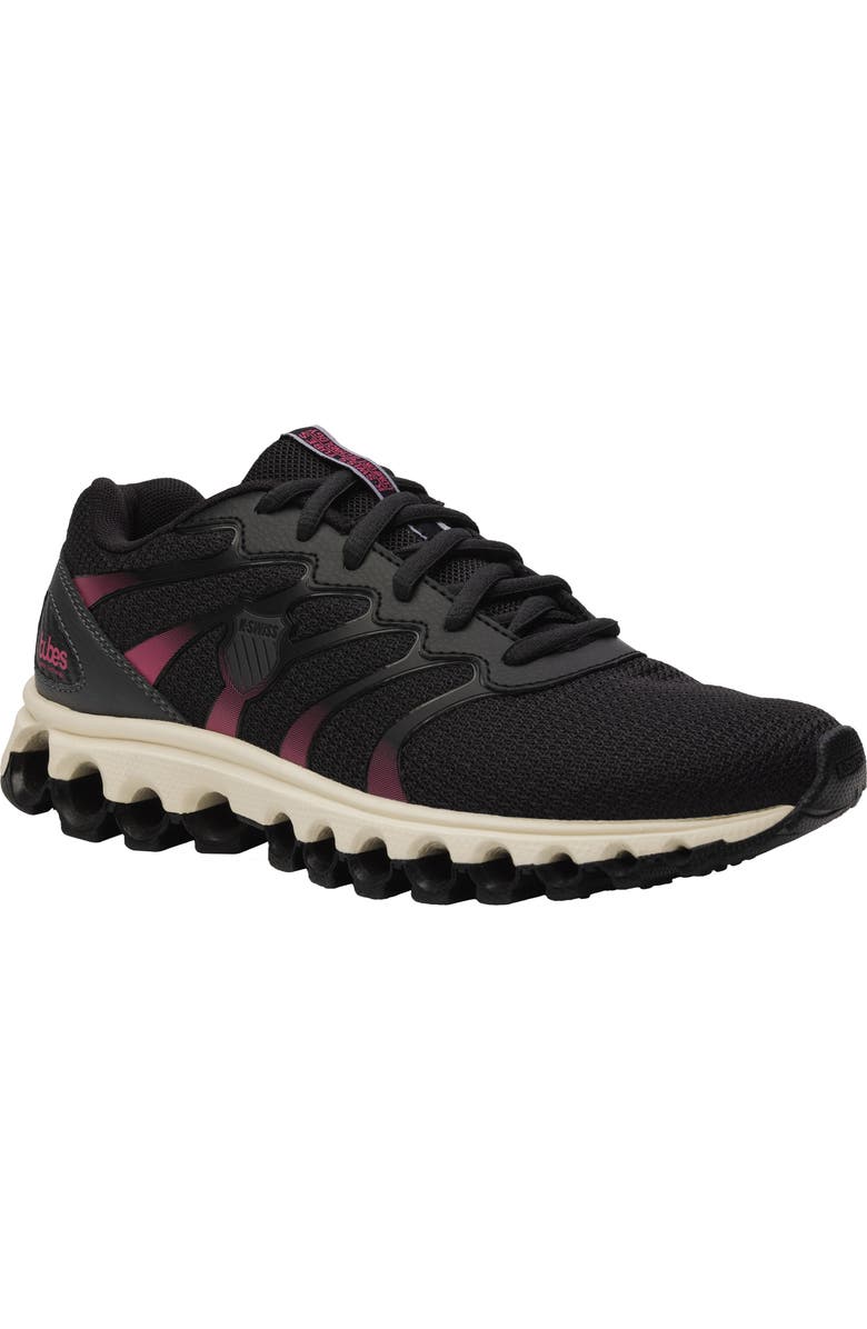 K-Swiss Tubes Scorch Athletic Sneaker, Main, color, Black/ Raspberry/ Egret