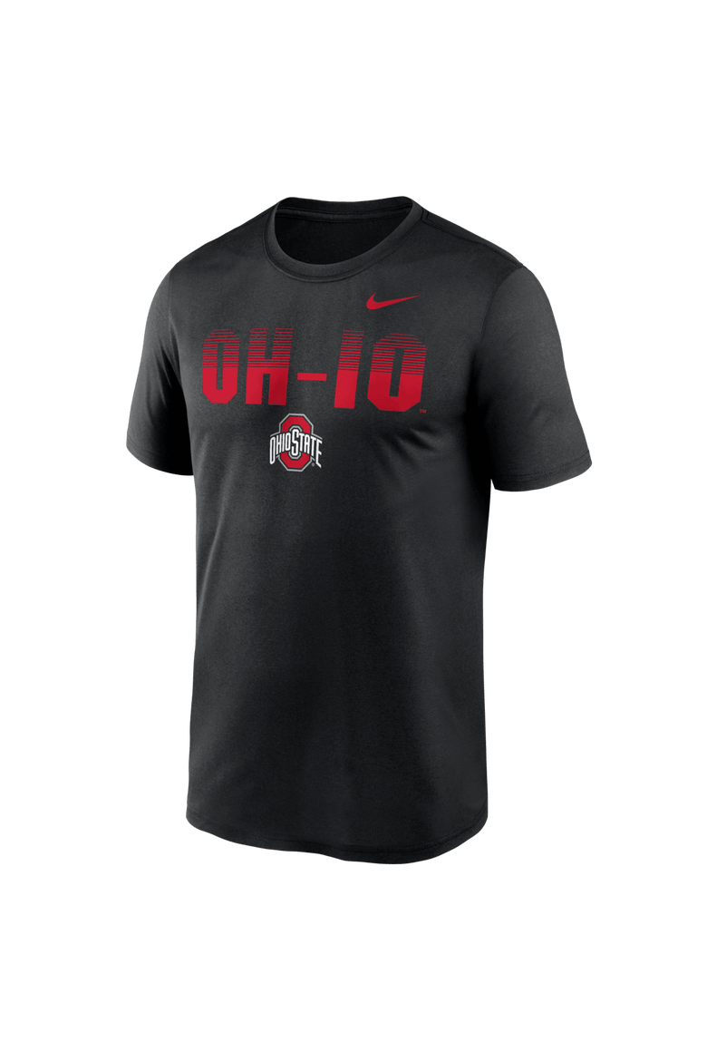 Men's Nike Black Ohio State Buckeyes Primetime Legend Kinetic Mantra Dri-FIT T-Shirt, Alternate, color, Black