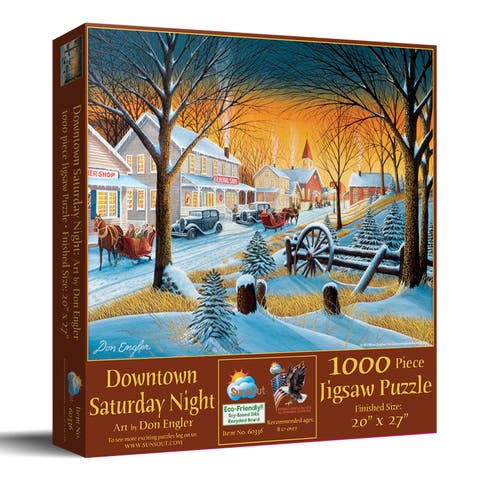 Downtown Saturday Night 1000 piece Jigsaw Puzzle for Adults