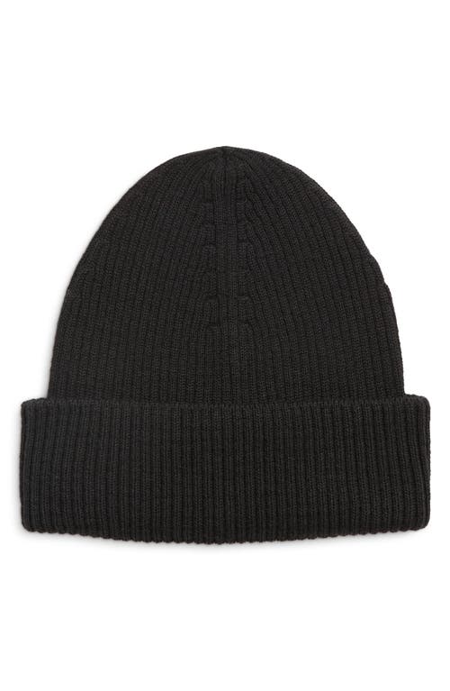 Our Legacy Ribbed-knit Wool Beanie In Black