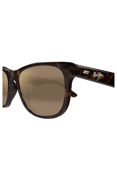 MAUI JIM MAUI JIM KIKONIA XL 56MM POLARIZEDPLUS2® RECTANGULAR SUNGLASSES 