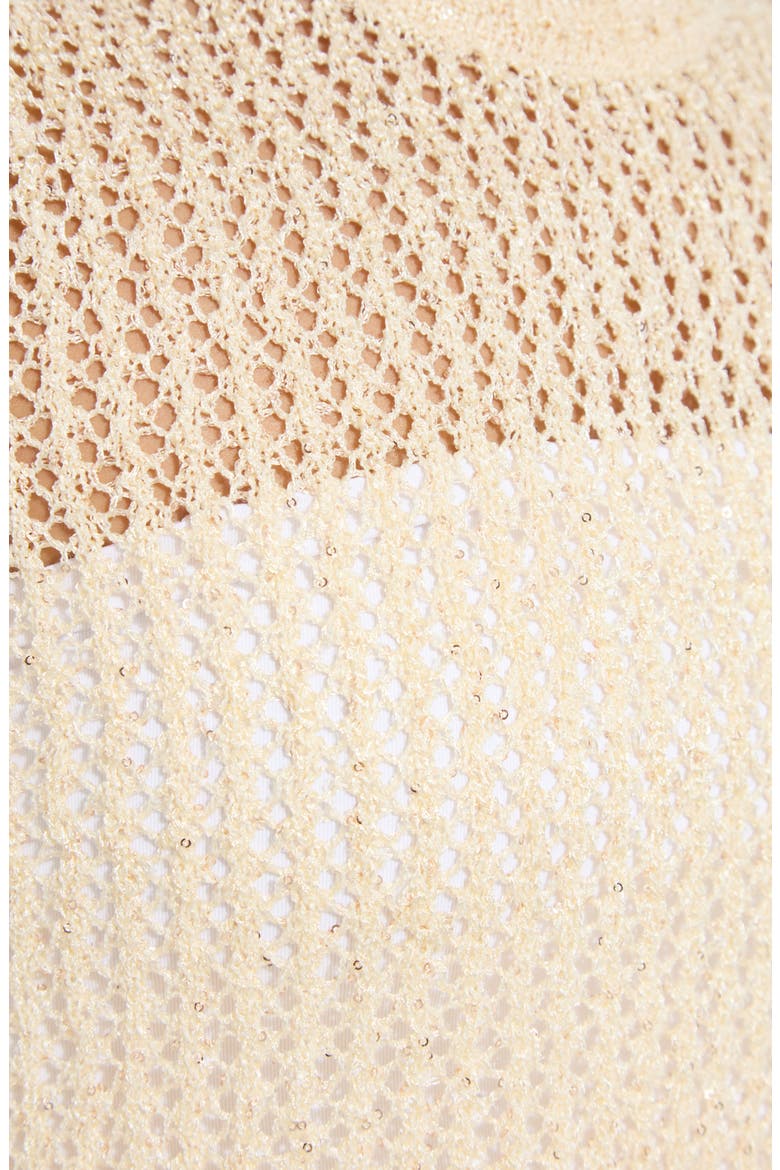 Avery Sequined Knit Shell, Alternate, color, COCO SEQUINS