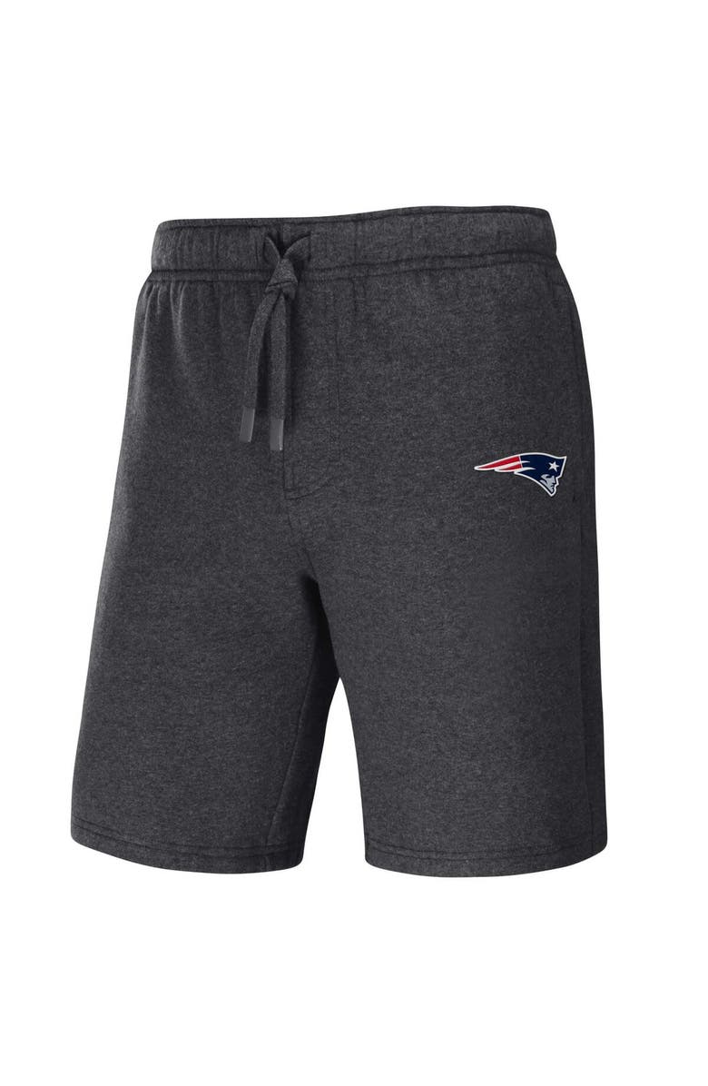 NFL X DARIUS RUCKER Men's NFL x Darius Rucker Collection by Fanatics Heather Charcoal New England Patriots Logo Shorts, Alternate, color, Heather Charcoal
