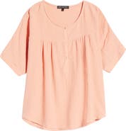 GIBSONLOOK Cotton Gauze Top