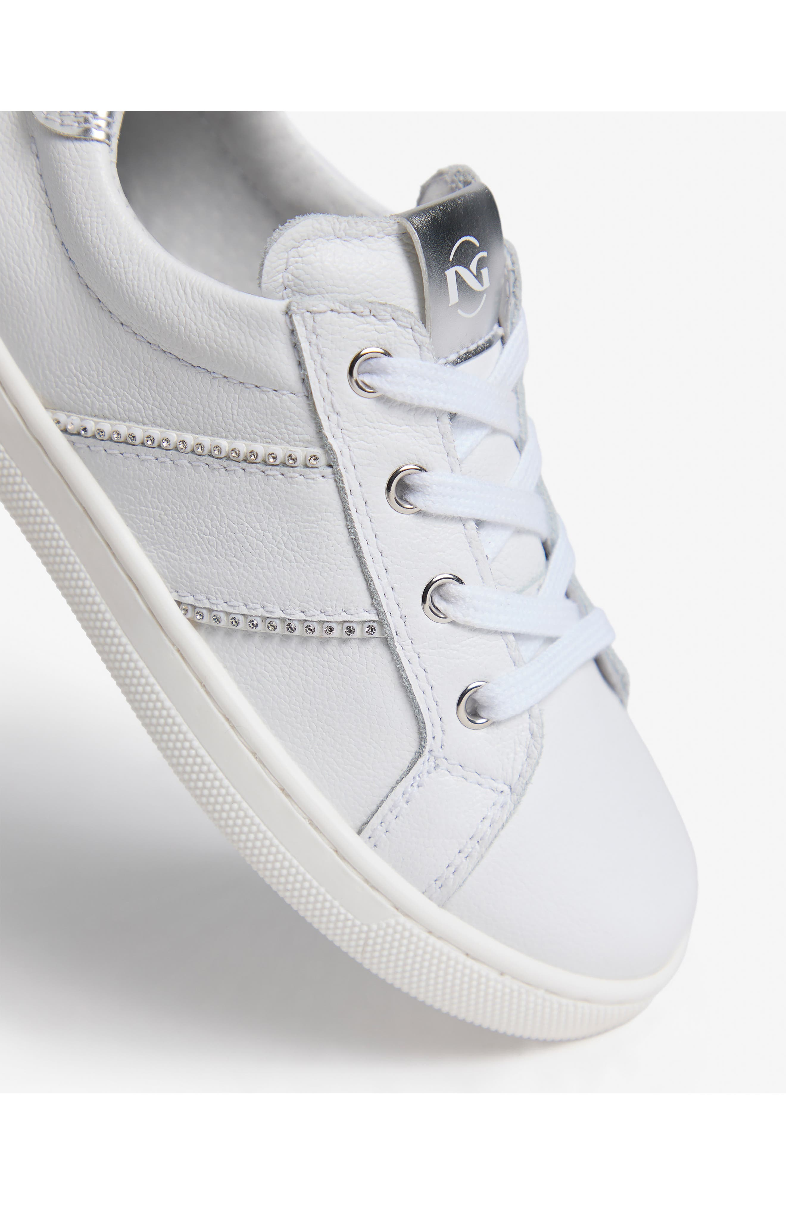 NeroGiardini Low Top Sneaker, Alternate, color, White