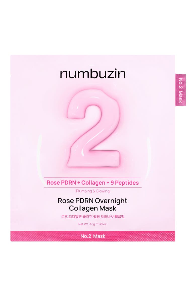 No.2 Rose PDRN Overnight Collagen Mask, Main, color, NO COLOR