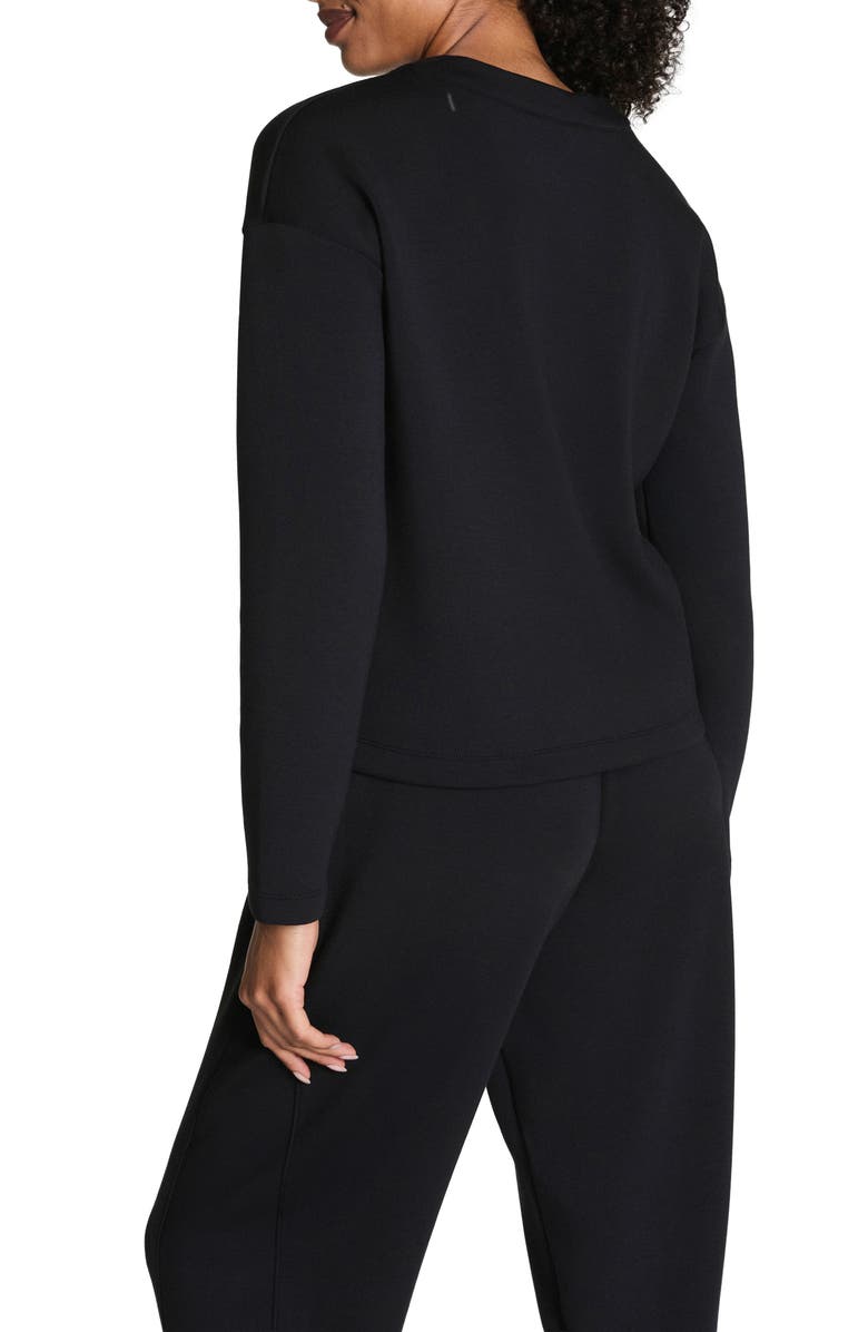 SPANX<sup>®</sup> AirEssentials V-Neck Cardigan, Alternate, color, Very Black