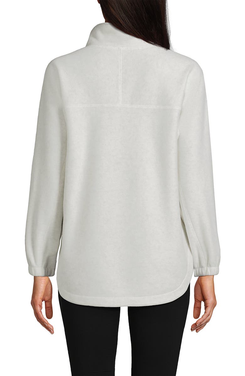 Lands' End Luxe Fleece Quarter Zip, Alternate, color, 