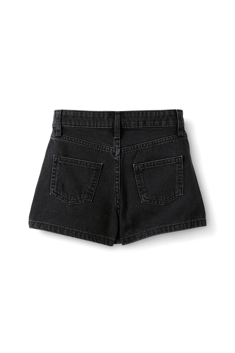 Kid's Alayna Aline Denim Skort, Alternate, color, Balmoral Black Stars