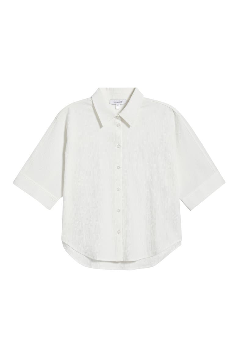 Texture Dolman Shirt, Alternate, color, GARDENIA