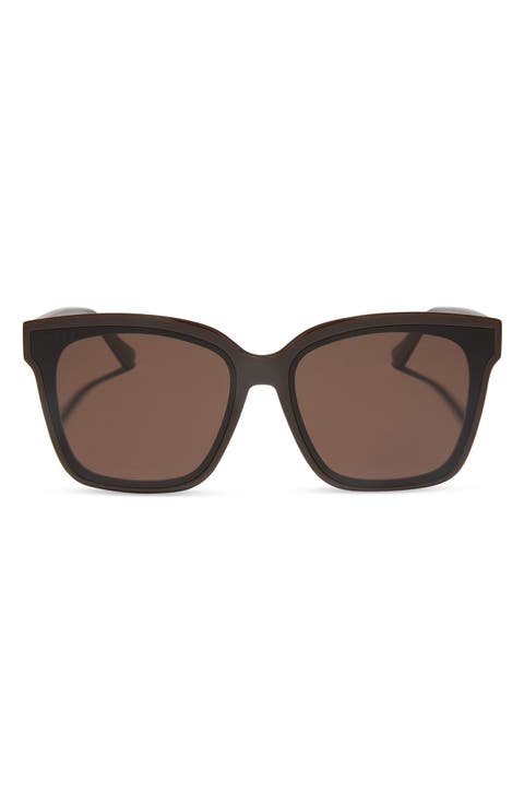Madison 63mm Oversize Square Sunglasses
