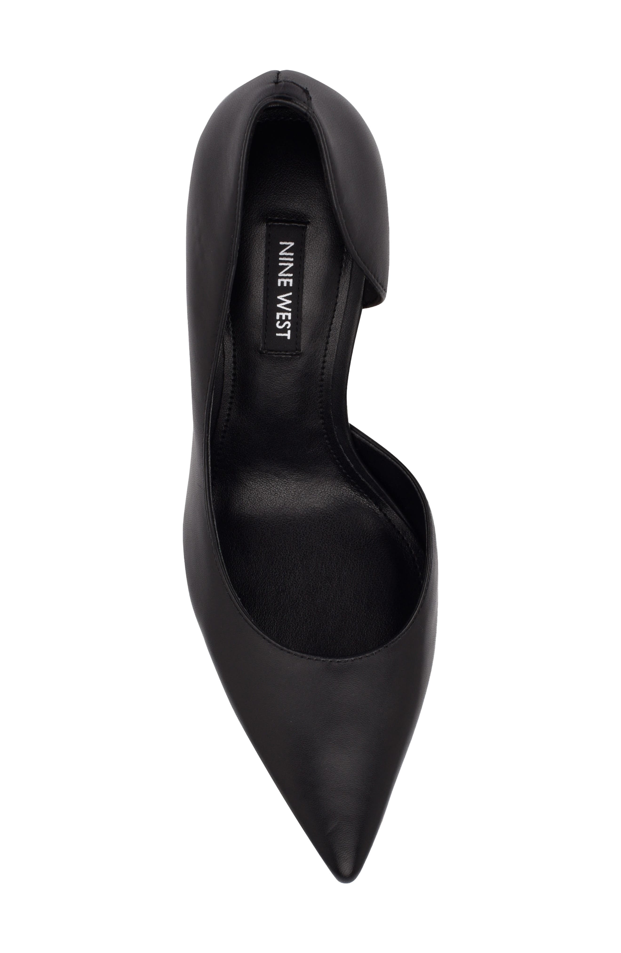 Folowe Half d'Orsay Pump, Alternate, color, BLACK 004