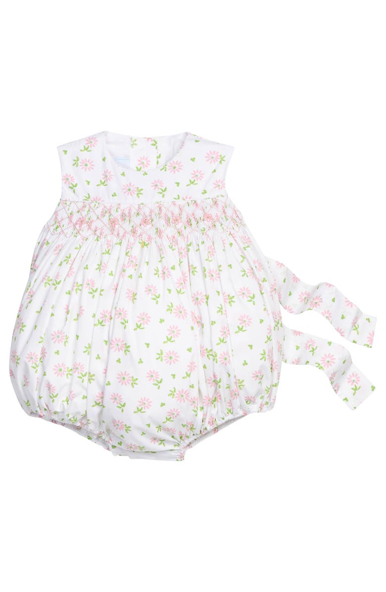 Little English Floral Simply Smocked Bubble, Main, color, Meriwether Floral