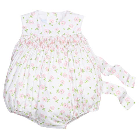 Floral Simply Smocked Bubble (Baby)