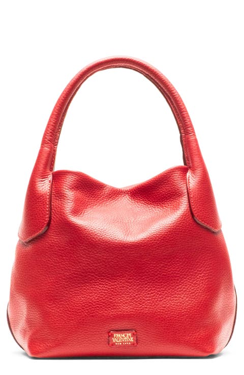 Mini Sweet Pea Tumbled Leather Handbag