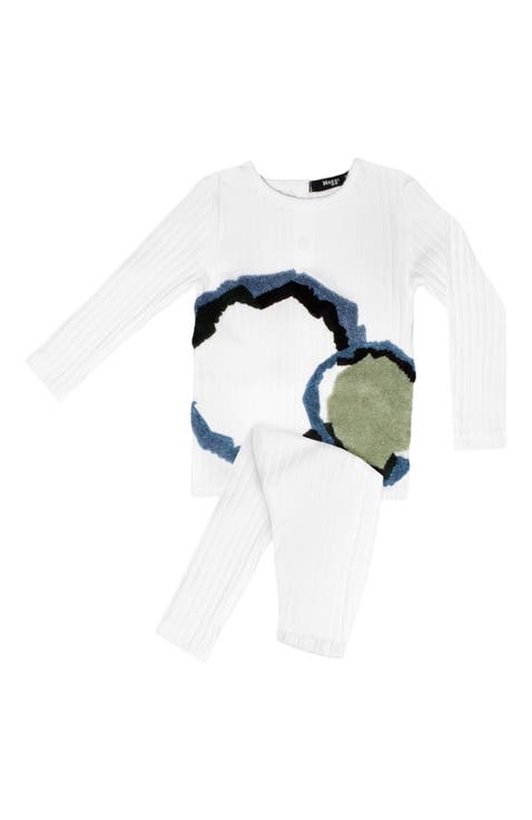 Geometric Circle Loungewear Set