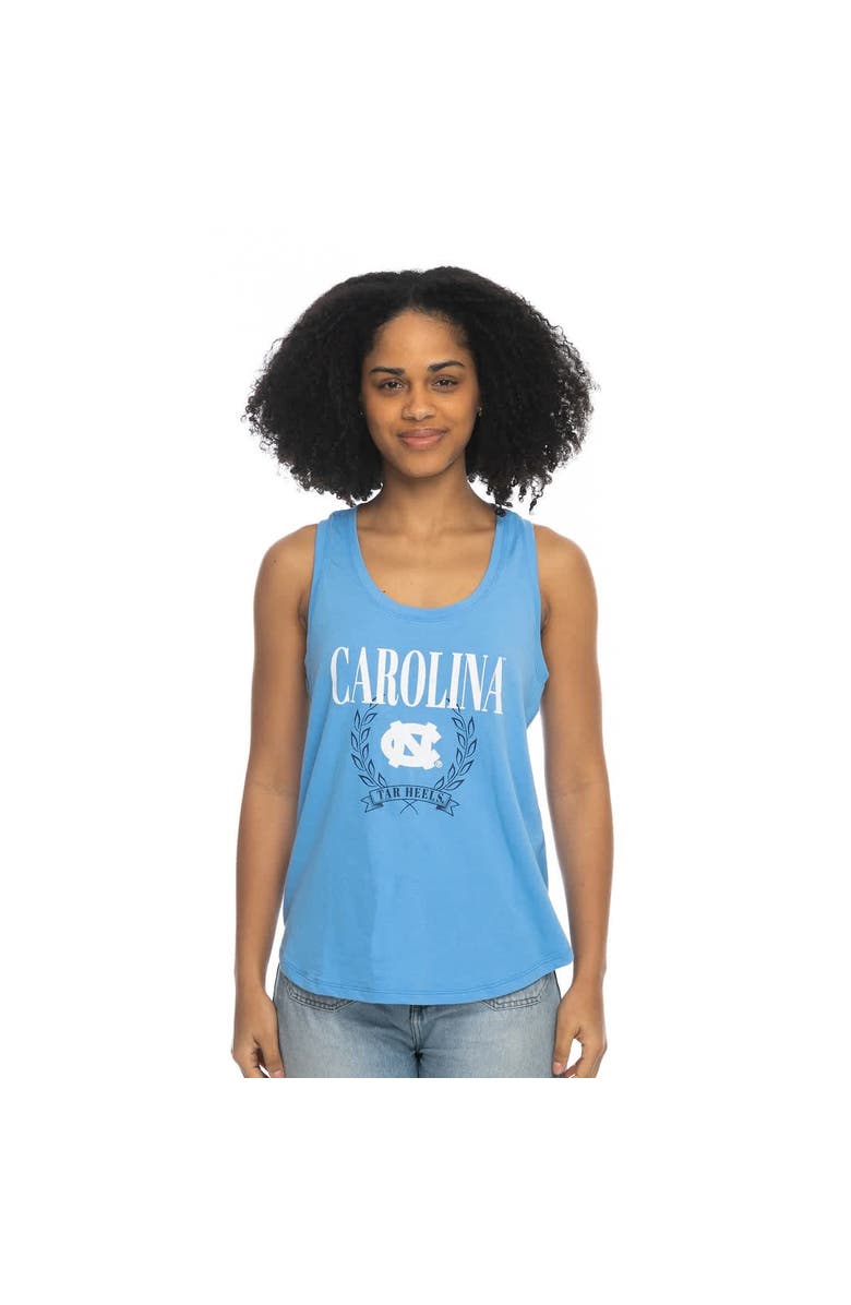 ZOOZATZ Women's ZooZatz Carolina Blue North Carolina Tar Heels Everyday Tri-Blend Tank Top, Alternate, color, Light Blue