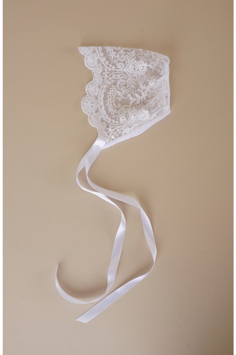 Christening Gown, Shawl, Slip & Bonnet Set, Alternate, color, WHITE
