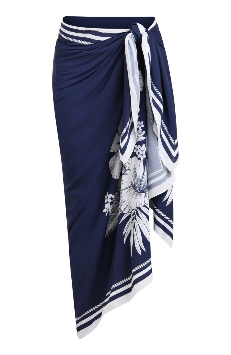 La Blanca Mariner Cover-Up Pareo, Alternate, color,