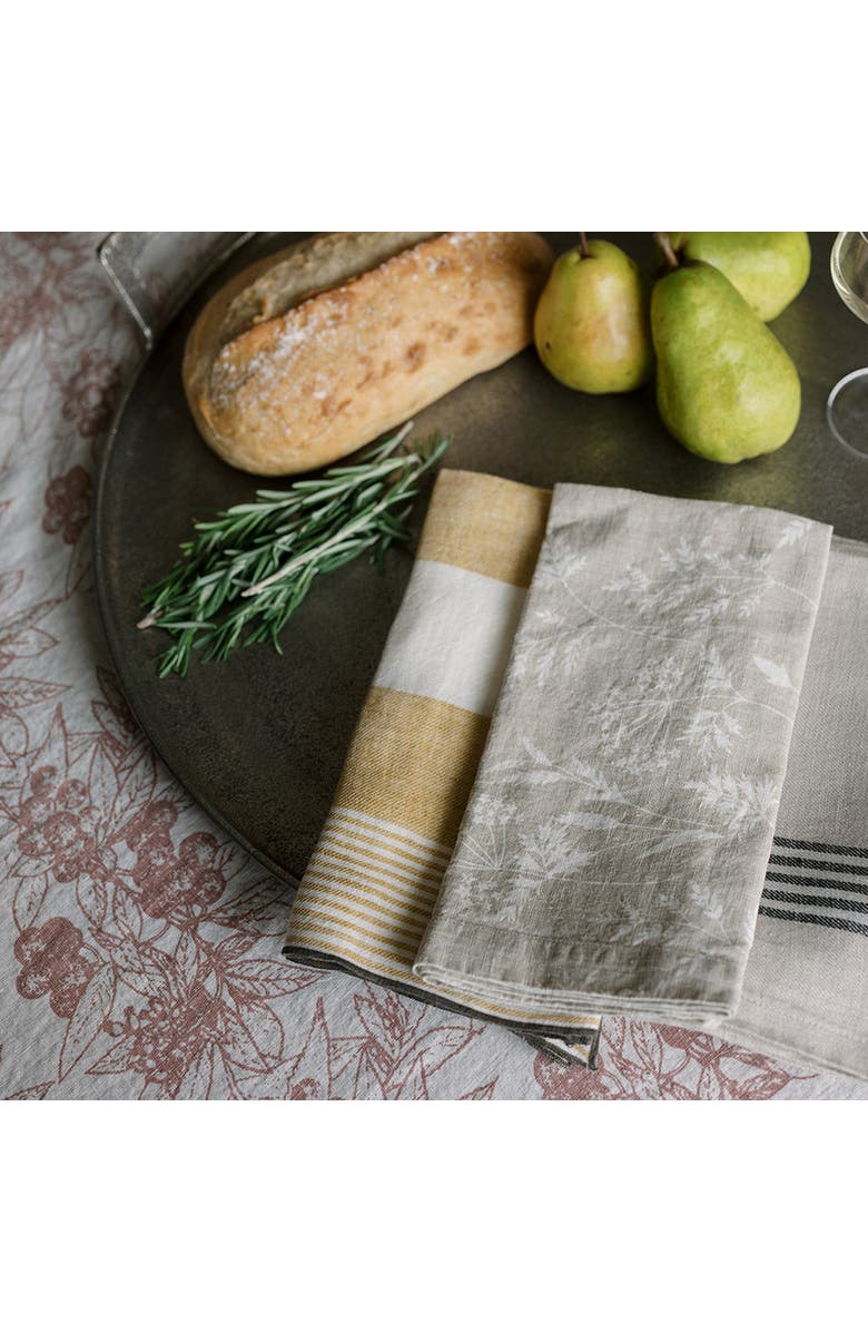 CG Hunter Natural Wheat Cloth Napkins, Alternate, color, Ivory